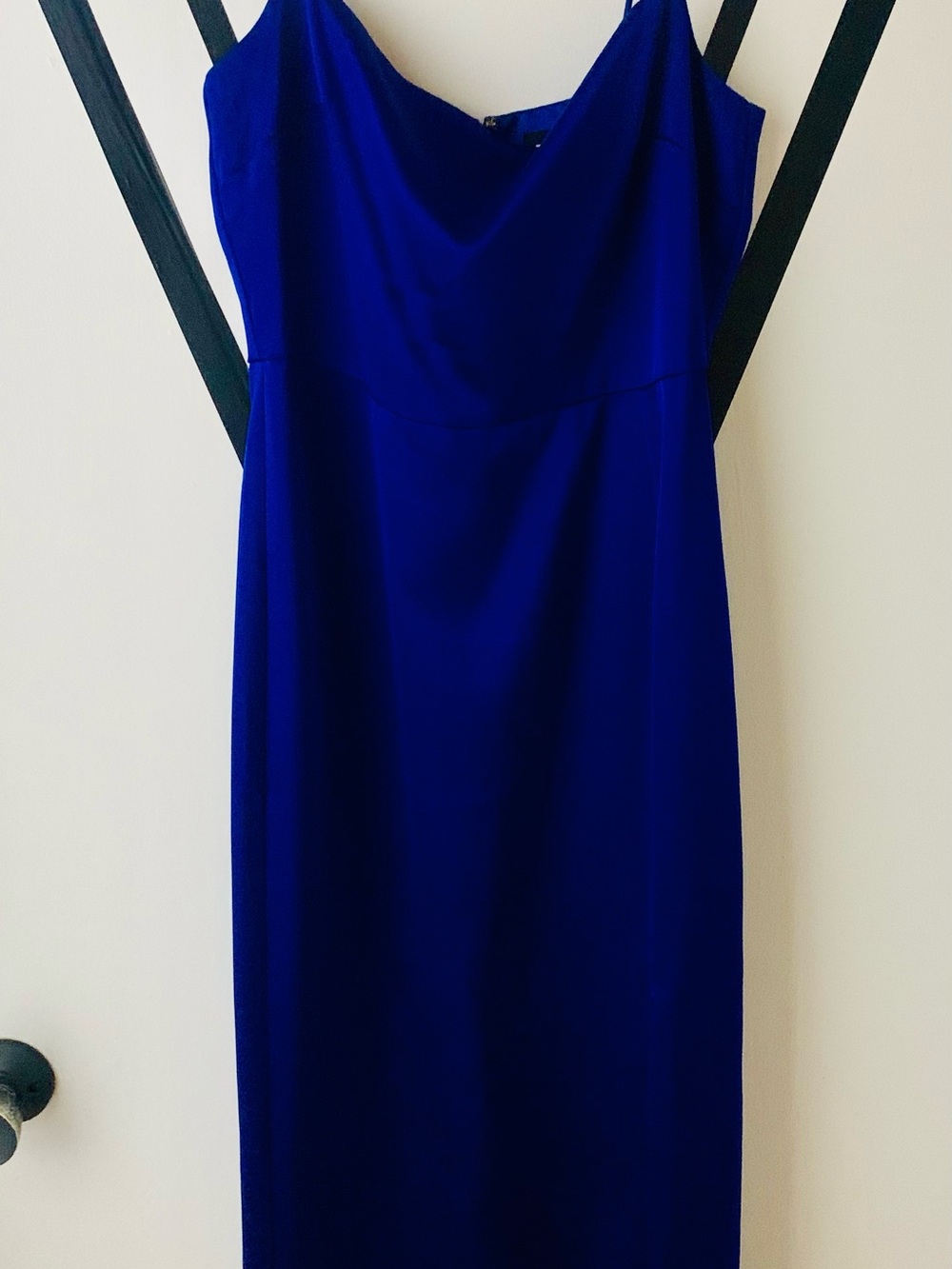 Elegant Royal Blue Slip Dress